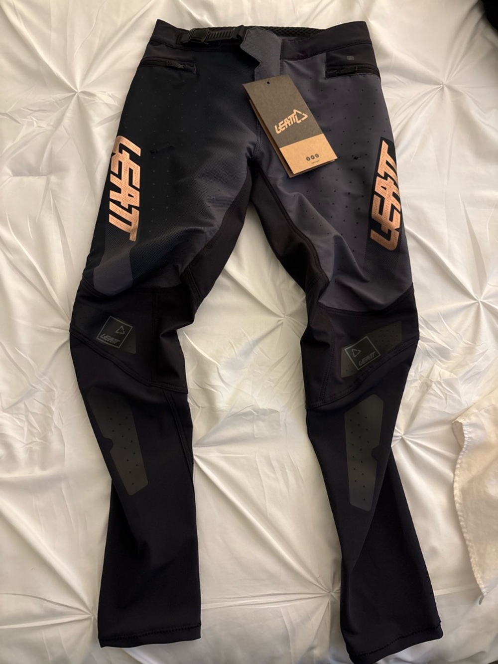 Leatt Kids' Black and Rose Gold Casual Bottoms